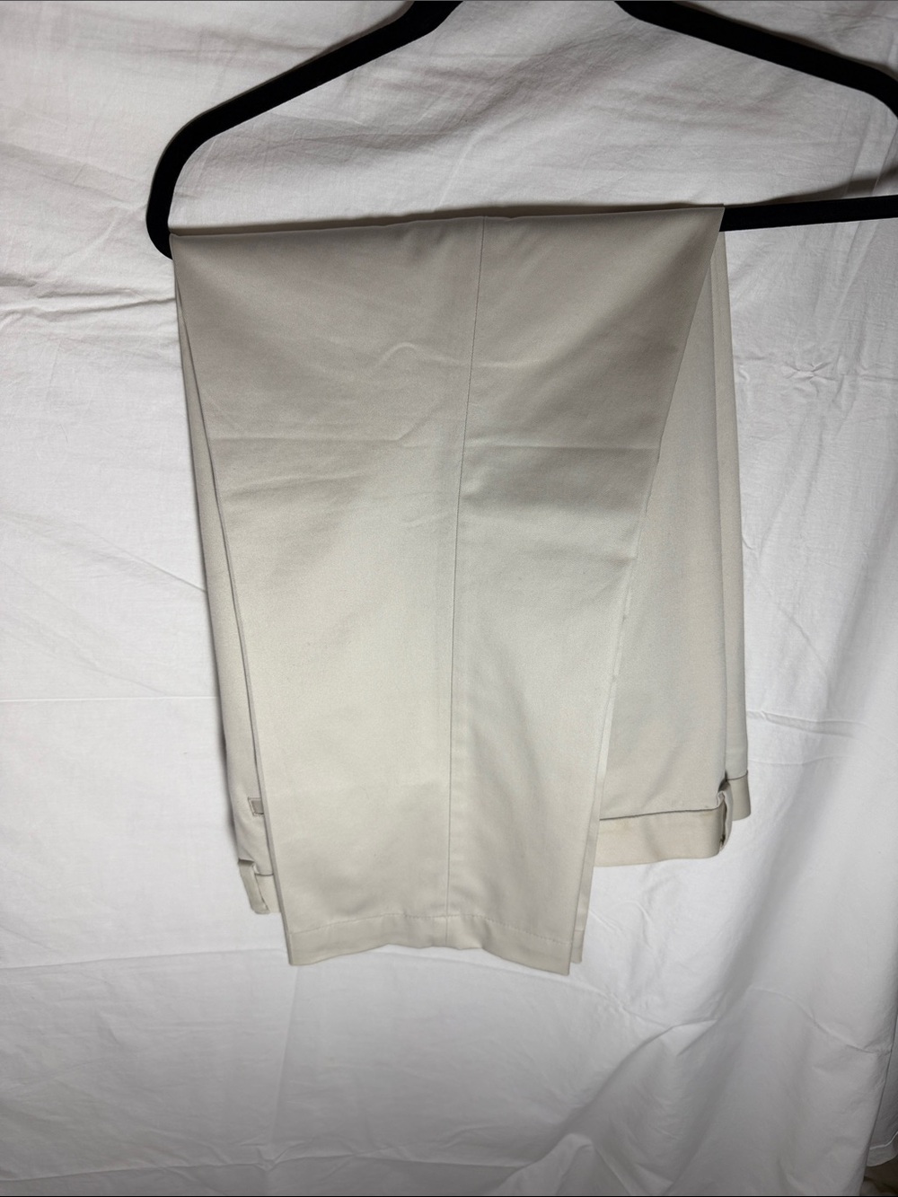 Paul Stuart khaki chino plain front Dress Pants